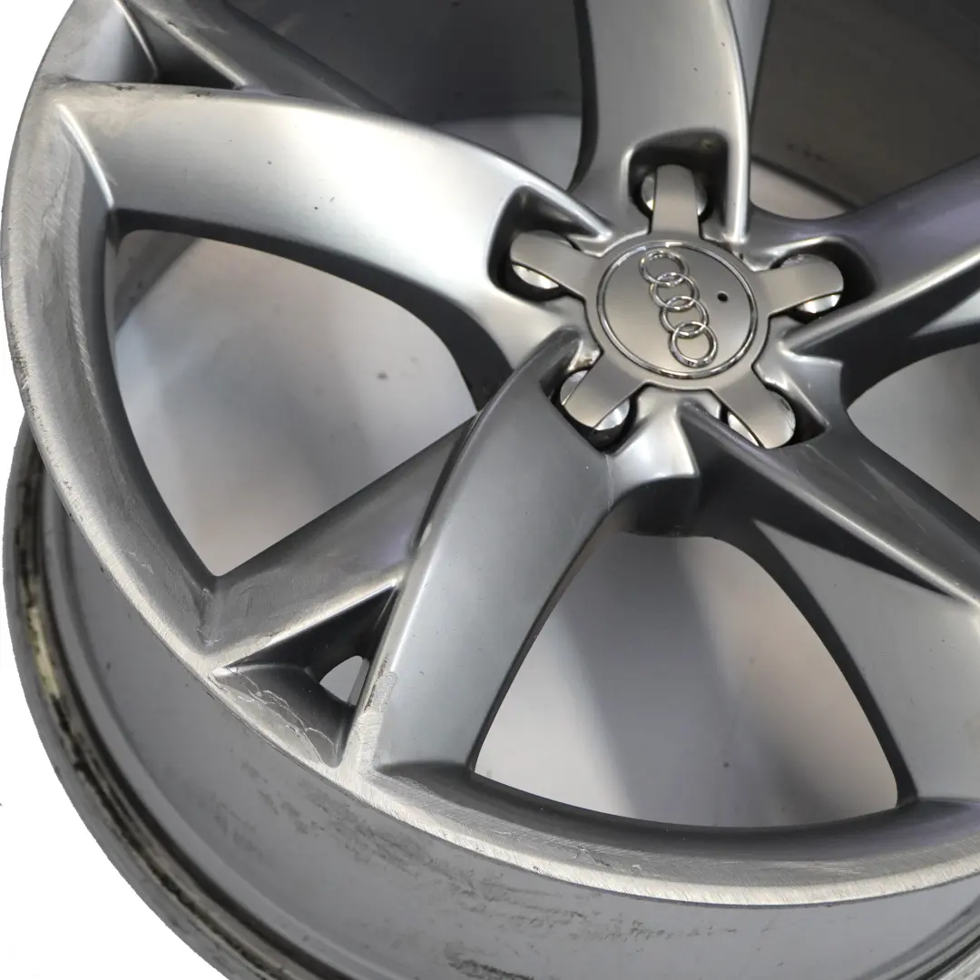 Audi A5 8T Grey Wheel Alloy Rim 19" 8.5J ET:32 Star Spoke - SKU 8T0601025F-6 - Part number 8T0601025F