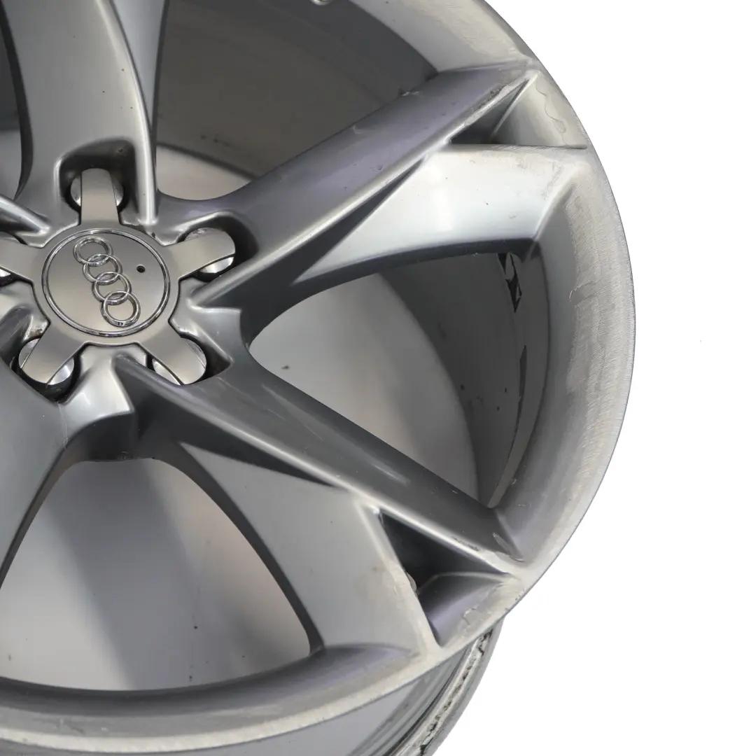 Grey Wheel Alloy Rim 19" 8.5J ET:32 Star Spoke to Audi A5 8T with Part number 8T0601025F Audi A5 8T Grey Wheel Alloy Rim 19" 8.5J ET:32 Star Spoke - SKU 8T0601025F-6 - Part number 8T0601025F