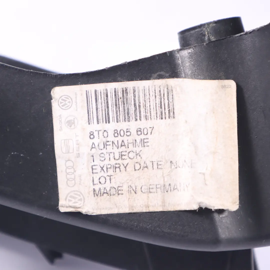 Supporto staffa faro anteriore sinistro per Audi A5 8T con numero di parte 8T0805607 Audi A5 8T Supporto staffa faro anteriore sinistro - SKU 8T0805607 - Numero di parte 8T0805607