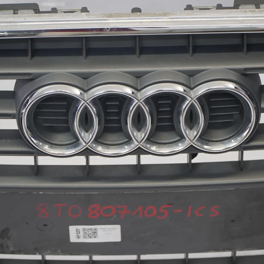 Audi A5 8T Zderzak Tylny Ice Silver Srebrny Metalik - X7W - SKU 8T0807105-ICS - Numer Części 8T0807105