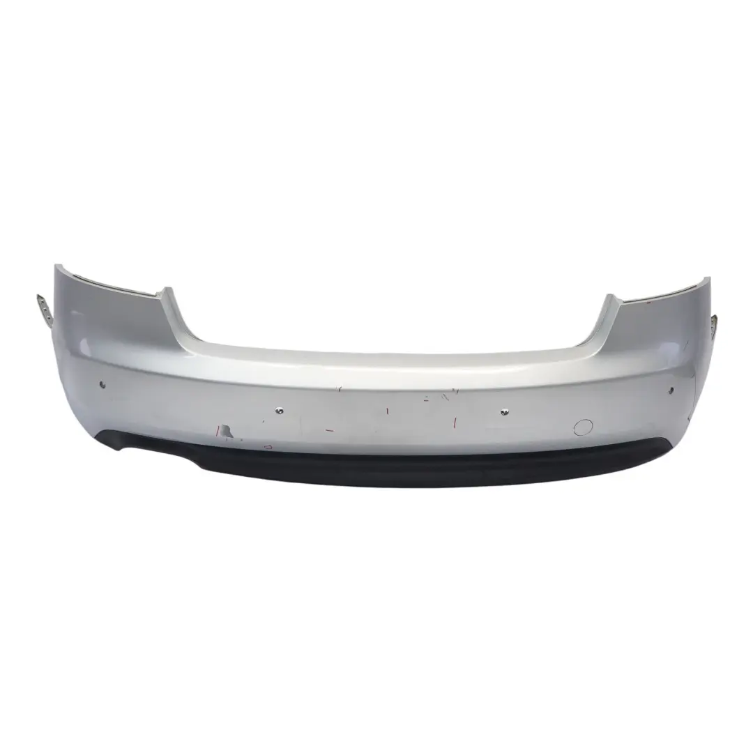 Bumper Trim Panel Covering Ice Silver Metallic - X7W to Audi A5 8T Rear with Part number 8T0807303A Audi A5 8T Rear Bumper Trim Panel Covering Ice Silver Metallic - X7W - SKU 8T0807303A-ICS - Part number 8T0807303A