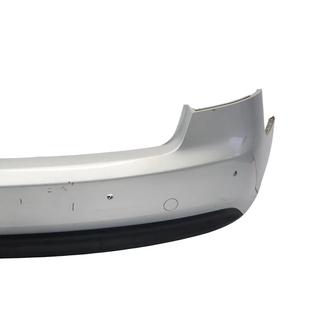 Audi A5 8T Rear Bumper Trim Panel Covering Ice Silver Metallic - X7W - SKU 8T0807303A-ICS - Part number 8T0807303A
