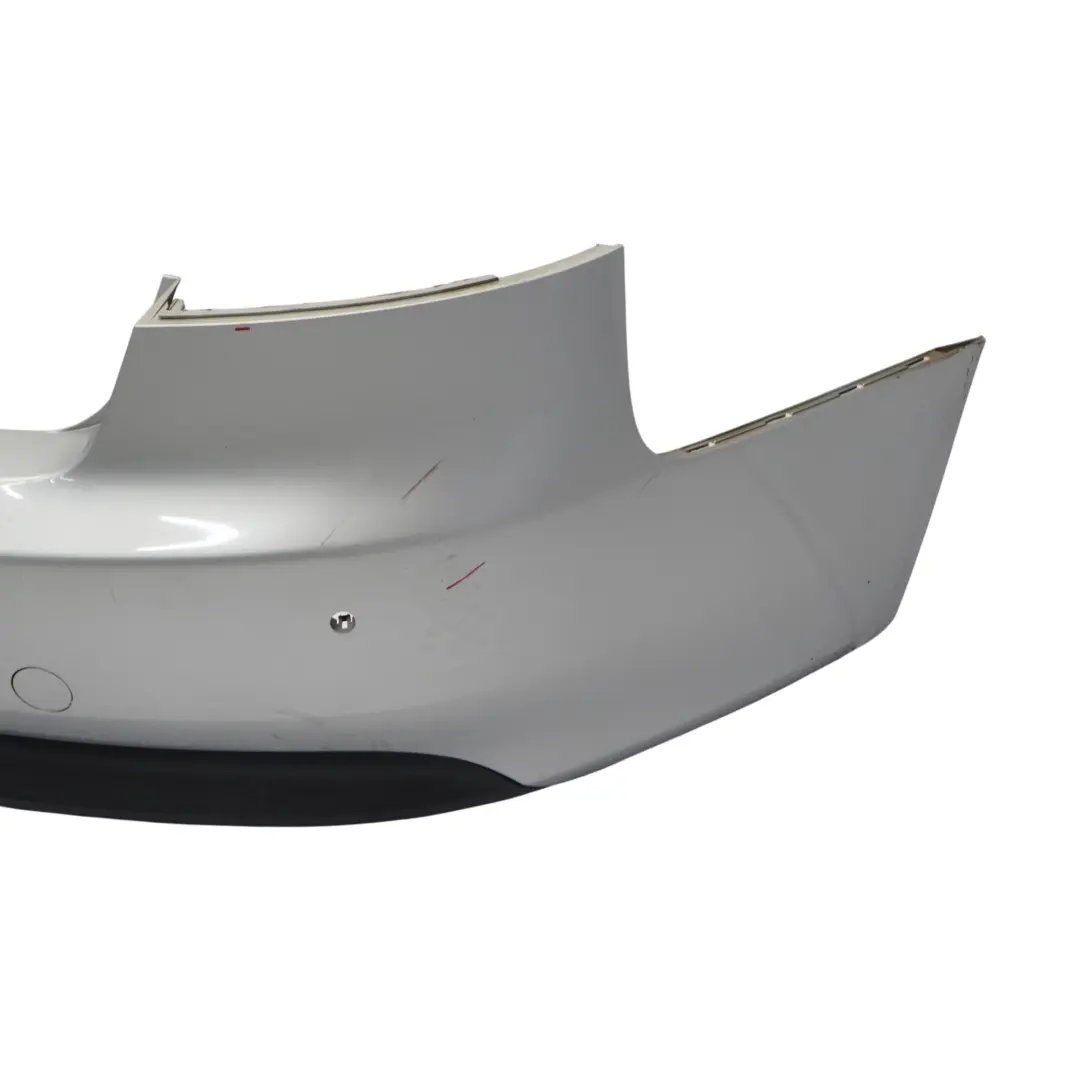 Audi A5 8T Rear Bumper Trim Panel Covering Ice Silver Metallic - X7W - SKU 8T0807303A-ICS - Part number 8T0807303A