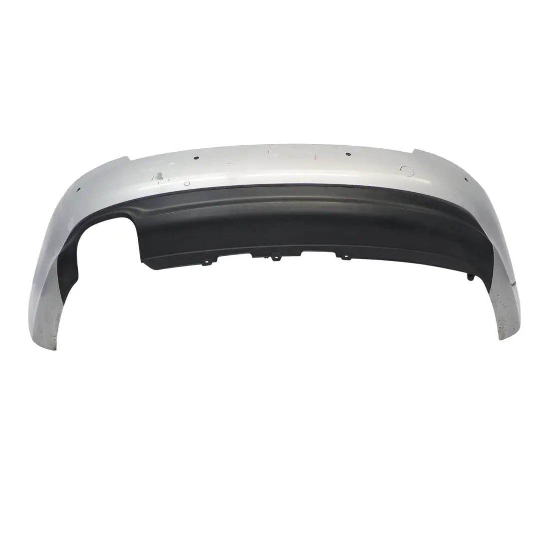 Audi A5 8T Rear Bumper Trim Panel Covering Ice Silver Metallic - X7W - SKU 8T0807303A-ICS - Part number 8T0807303A
