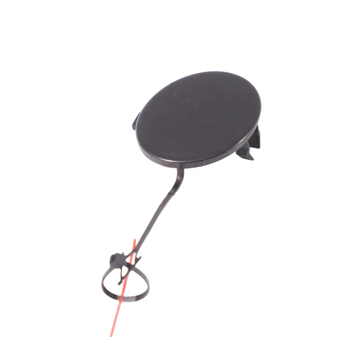 Bumper Towing Hook Eye Cover Trim Phantom Black Z9Y to Audi A5 8T Rear with Part number 8T0807441 Audi A5 8T Rear Bumper Towing Hook Eye Cover Trim Phantom Black Z9Y - SKU 8T0807441-PHB - Part number 8T0807441