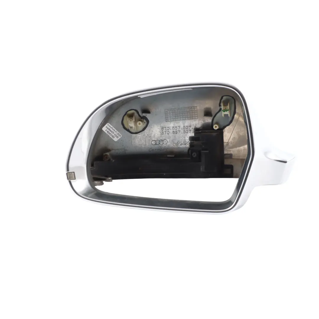 Audi A5 S5 8T Door Wing Mirror Frame Cover Aluminium Left N/S - SKU 8T0857527A-ALU - Part number 8T0857527A
