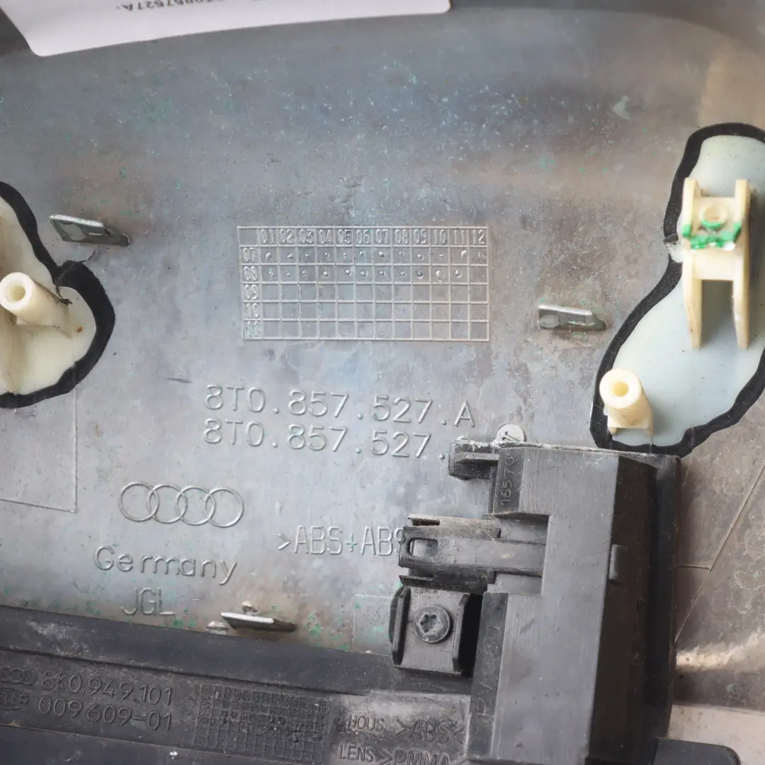 Door Wing Mirror Frame Cover Aluminium Left N/S to Audi A5 S5 8T with Part number 8T0857527A Audi A5 S5 8T Door Wing Mirror Frame Cover Aluminium Left N/S - SKU 8T0857527A-ALU - Part number 8T0857527A