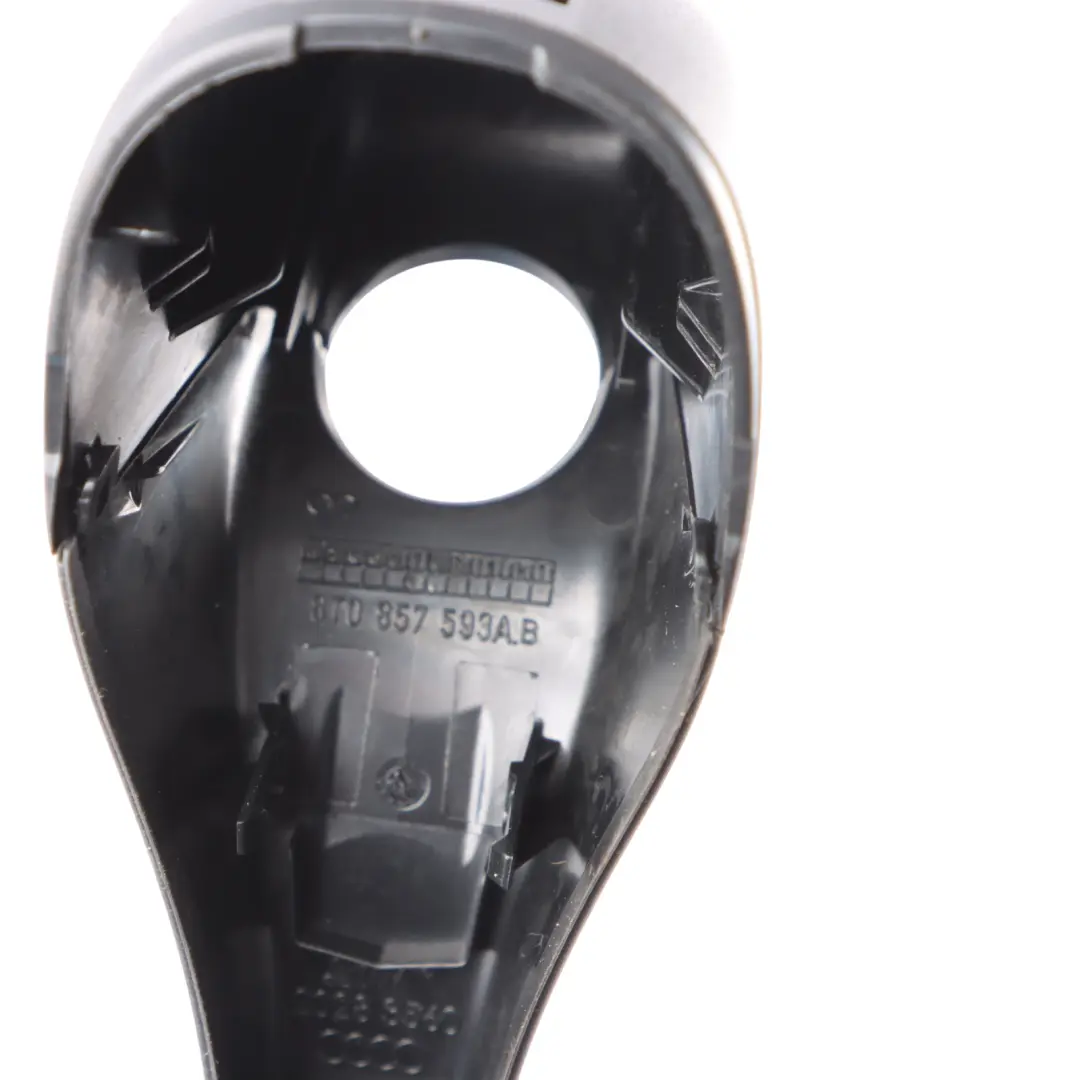 Audi A5 8T Rear View Mirror Trim Cover Panel Mounting Soul Black - SKU 8T0857593AB - Part number 8T0857593AB