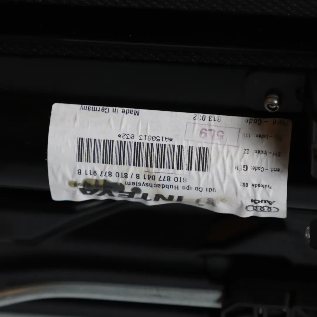 Sunroof Sliding Roof Mechanism Assembly Roller Blind Grey to Audi A5 8T with Part number 8T0877049 Audi A5 8T Sunroof Sliding Roof Mechanism Assembly Roller Blind Grey - SKU 8T0877049-1 - Part number 8T0877049