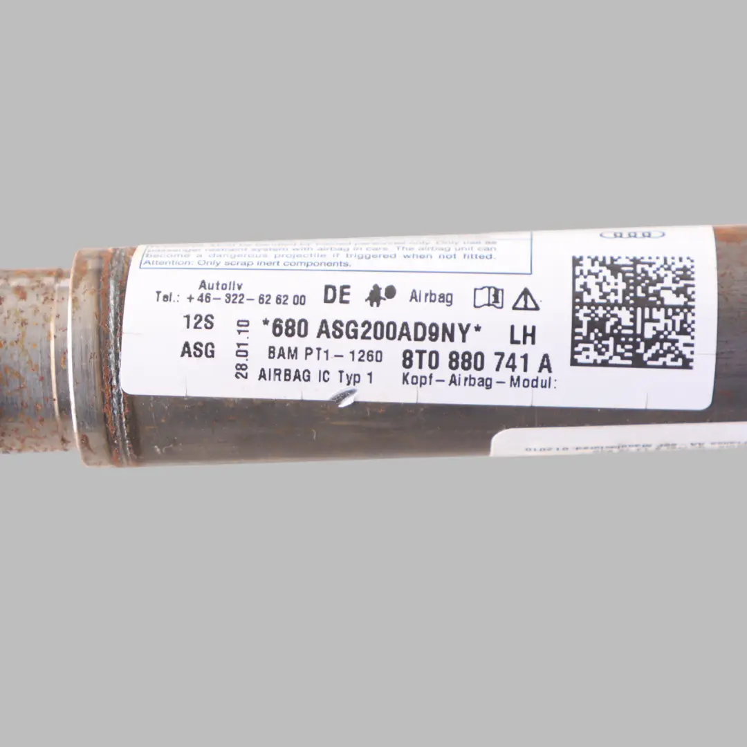 Roof Curtain Air Module SRS Unit Control Left N/S to Audi S5 8T with Part number 8T0880741A Audi S5 8T Roof Curtain Air Module SRS Unit Control Left N/S - SKU 8T0880741A - Part number 8T0880741A