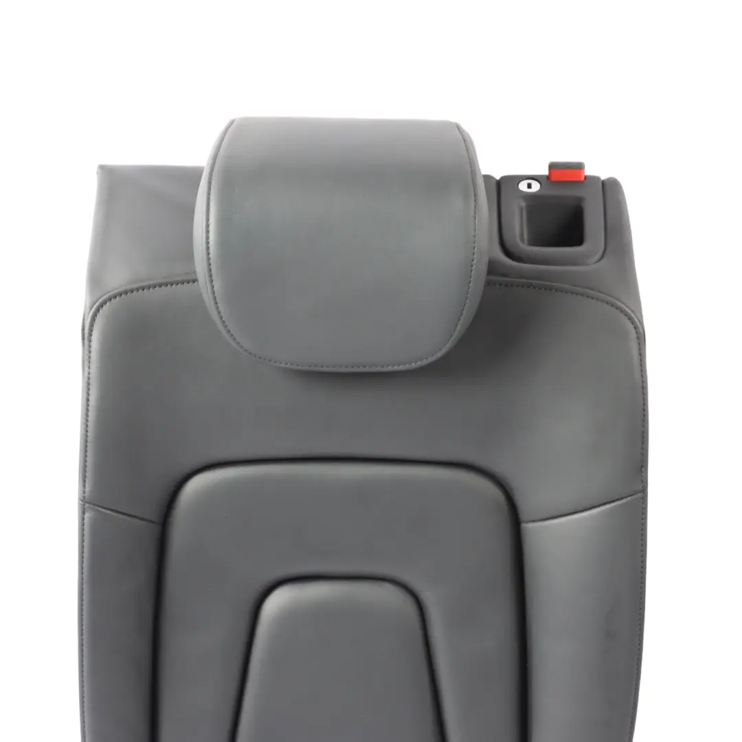 Audi A5 8T Seat Backrest Rear Left N/S Seat Back Cover Black Leather - SKU 8T0885805AK - Part number 8T0885805AK