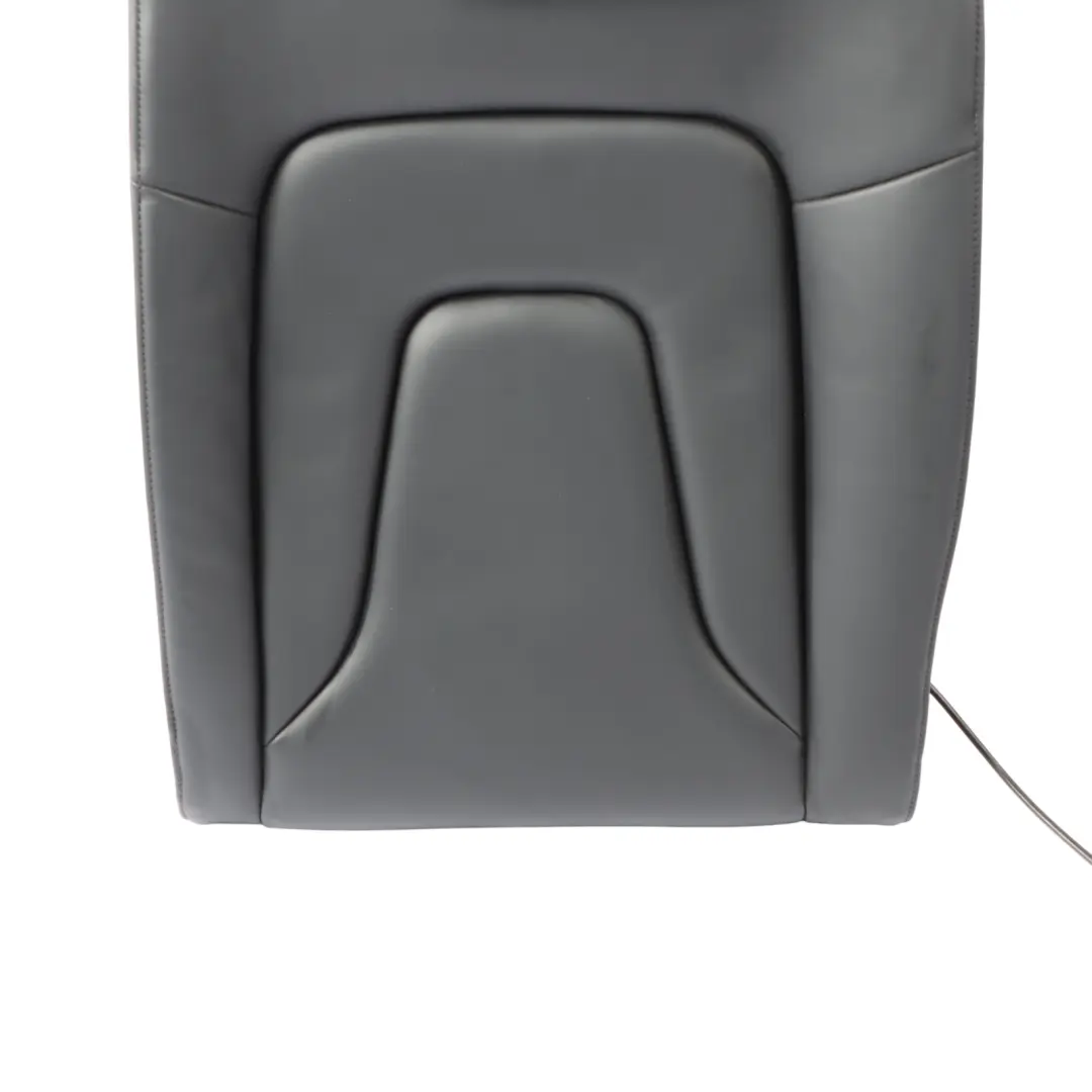 Audi A5 8T Seat Backrest Rear Left N/S Seat Back Cover Black Leather - SKU 8T0885805AK - Part number 8T0885805AK