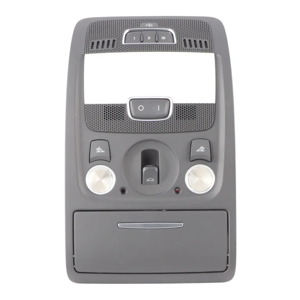 Reading Light Audi A5 S5 8T Front Lamp Sun Roof Switch Panel Black to with Part number 8T0947135BM Reading Light Audi A5 S5 8T Front Lamp Sun Roof Switch Panel Black - SKU 8T0947135BM - Part number 8T0947135BM