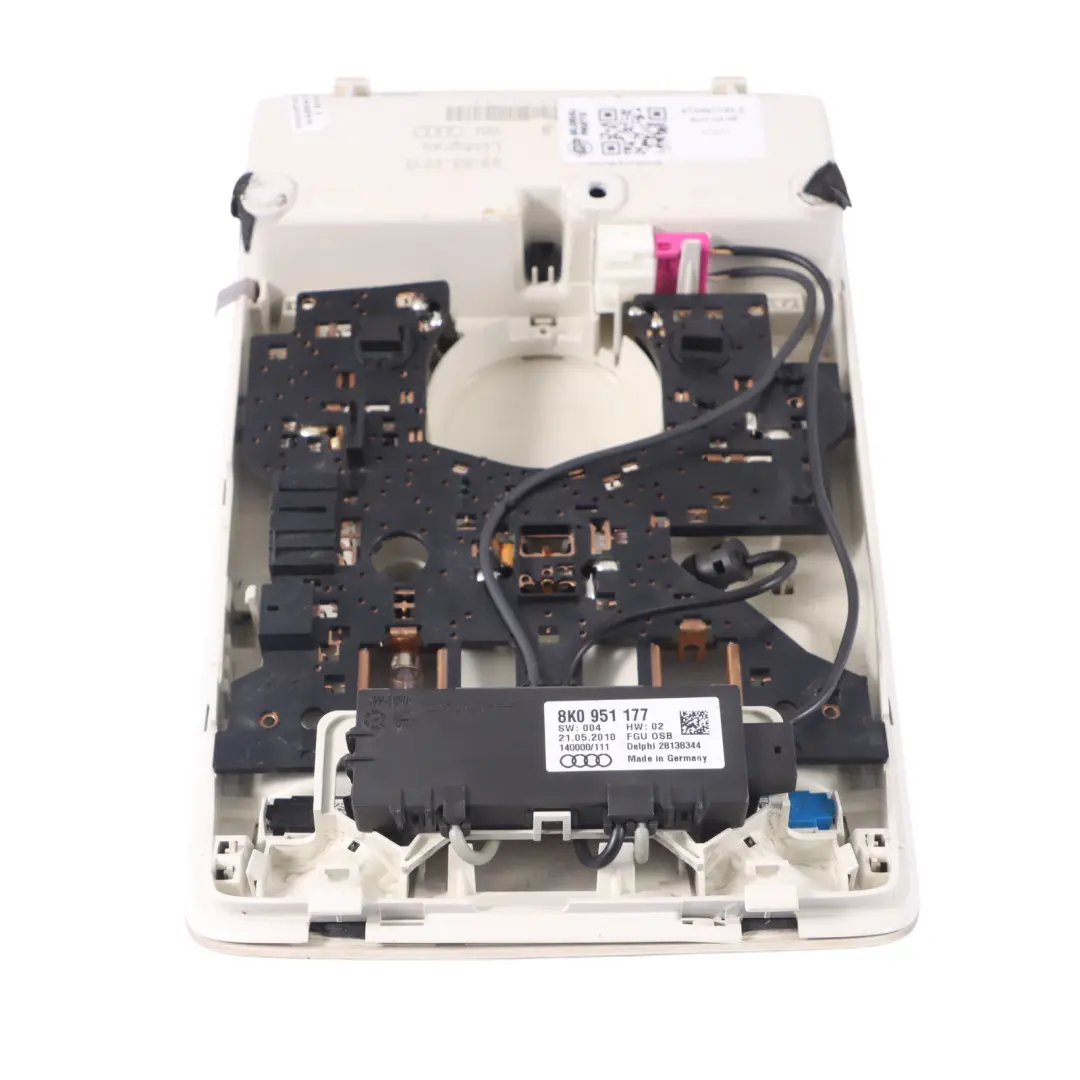  Dachleuchte Audi Q5 8R A5 8T A4 B8 Vordere Innenraumleseleuchte Grau - SKU 8T0947140-2 - Teilenummer 8T0947140