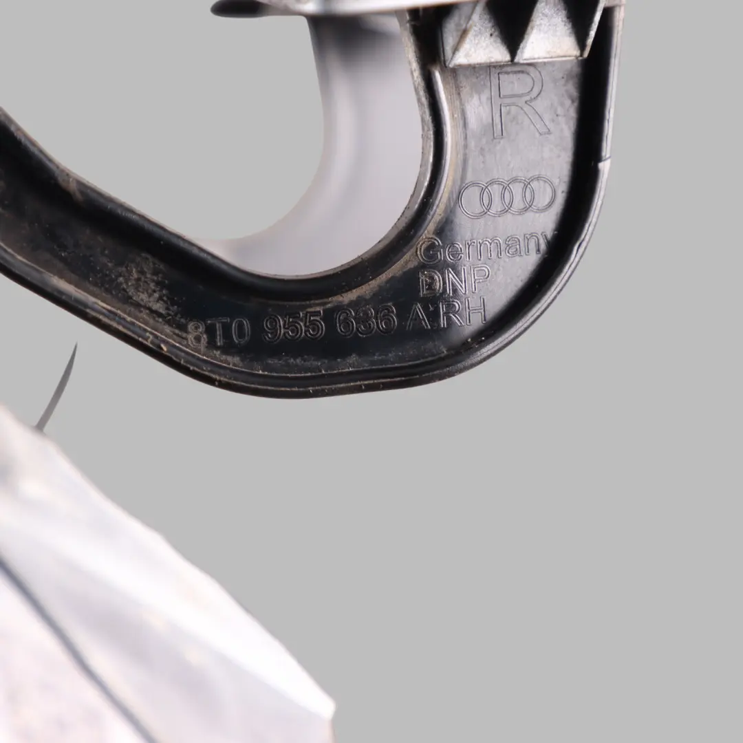 Headlight Washer Nozzle Trim Cover Flap Right O/S Glacier White - S9R to Audi A5 8T with Part number 8T0955636A Audi A5 8T Headlight Washer Nozzle Trim Cover Flap Right O/S Glacier White - S9R - SKU 8T0955636A-MGW - Part number 8T0955636A