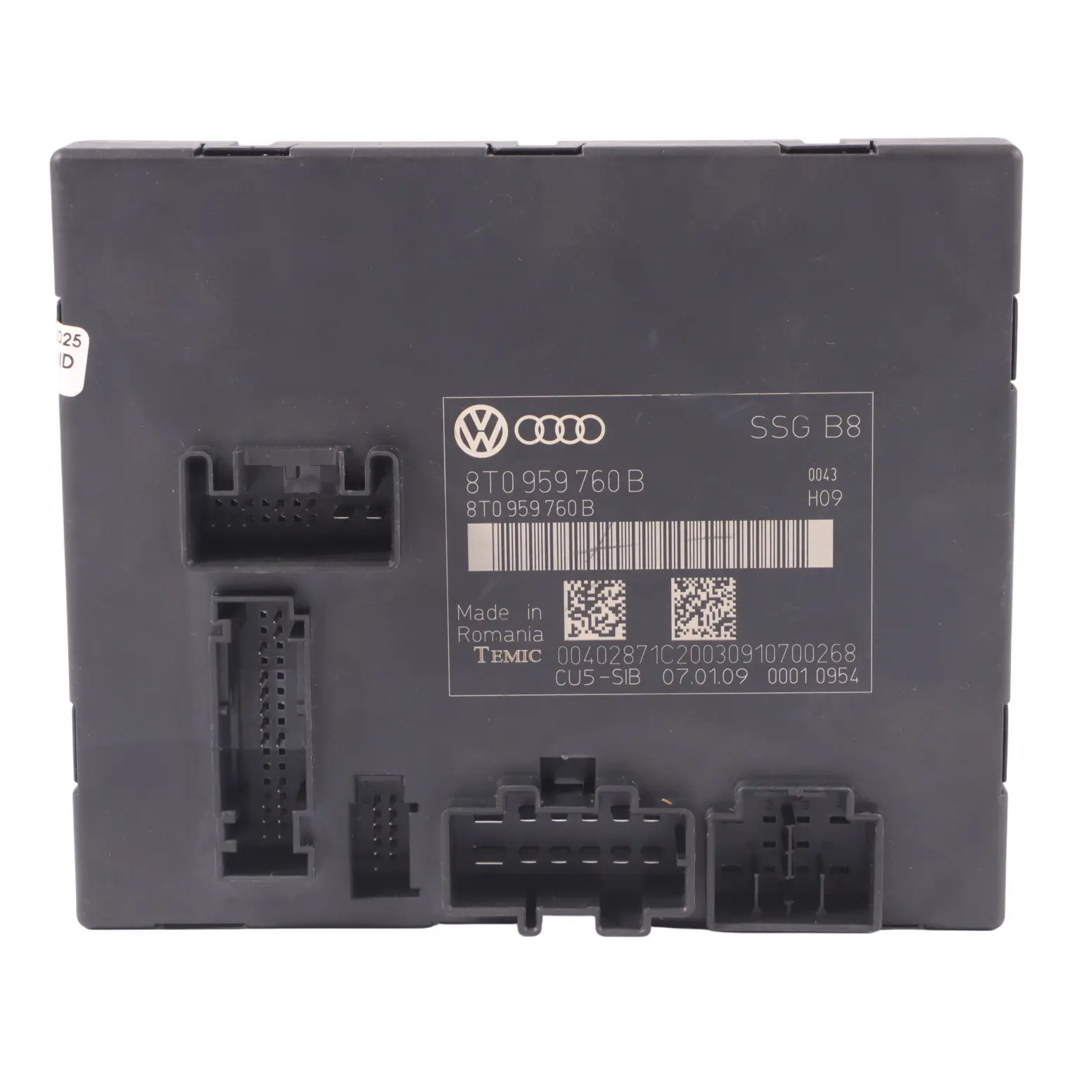 Audi S5 8T Front Seat Control Module Unit ECU Left Right N/O/S 8T0959760B