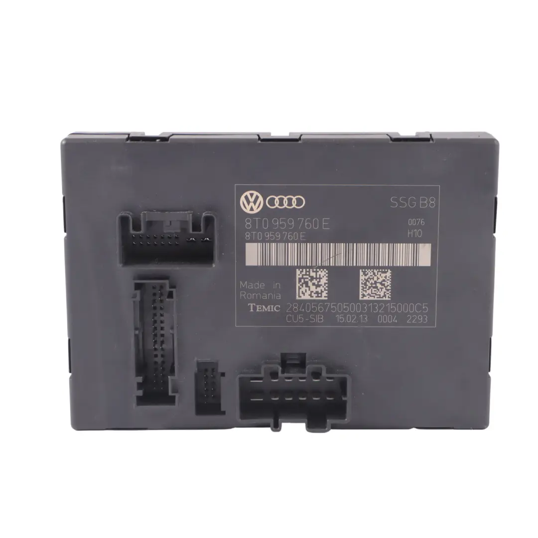 Audi A5 8T Front Seat Control Module Unit Left Right N/O/S - SKU 8T0959760E - Part number 8T0959760E