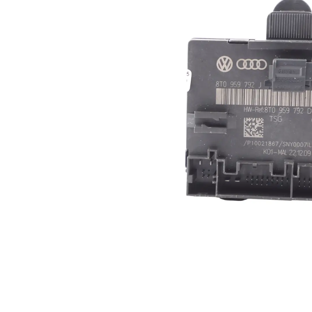 Audi A5 S5 8T Modulo Porta Unità Controllo Lato Passeggero Anteriore - SKU 8T0959792J - Numero di parte 8T0959792J