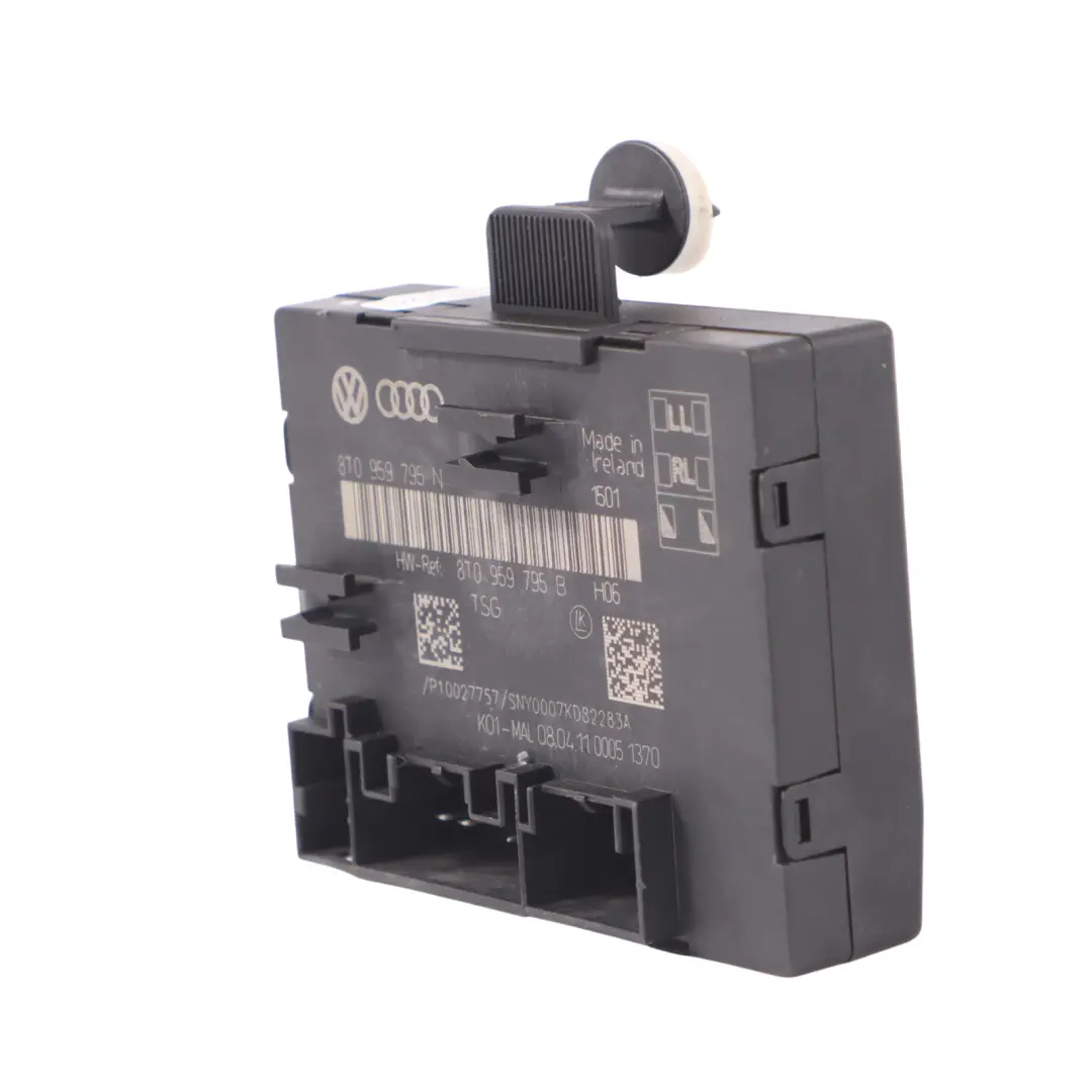 Audi A4 B8 Módulo de control de la puerta trasera Izquierda Derecha - SKU 8T0959795N - Número de pieza 8T0959795N