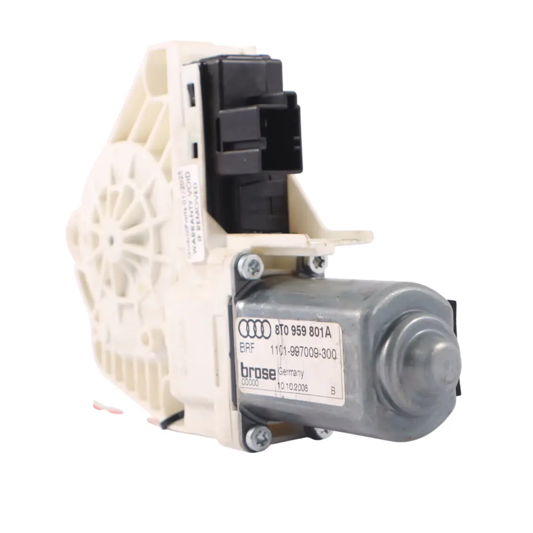 Puerta Delantera Elevalunas Mecanismo Motor Izquierdo para Audi A5 8T con número de pieza 8T0959801A Audi A5 8T Puerta Delantera Elevalunas Mecanismo Motor Izquierdo - SKU 8T0959801A - Número de pieza 8T0959801A