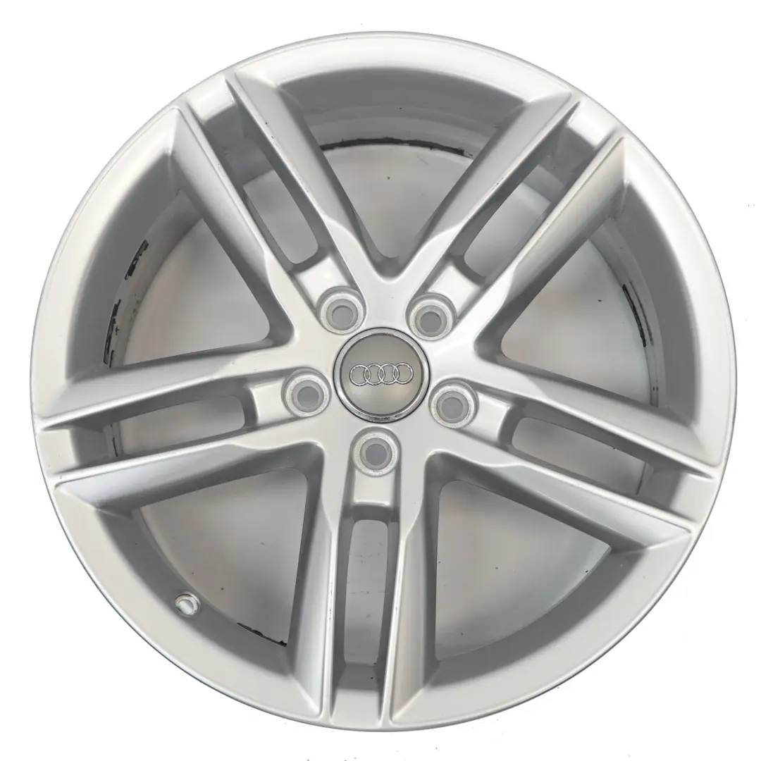 Srebrna Felga Aluminiowa 18" 7J ET:43 do Audi Q3 8U o numerze 8U0601025AA Audi Q3 8U Srebrna Felga Aluminiowa 18" 7J ET:43 - SKU 8U0601025AA-1 - Numer Części 8U0601025AA