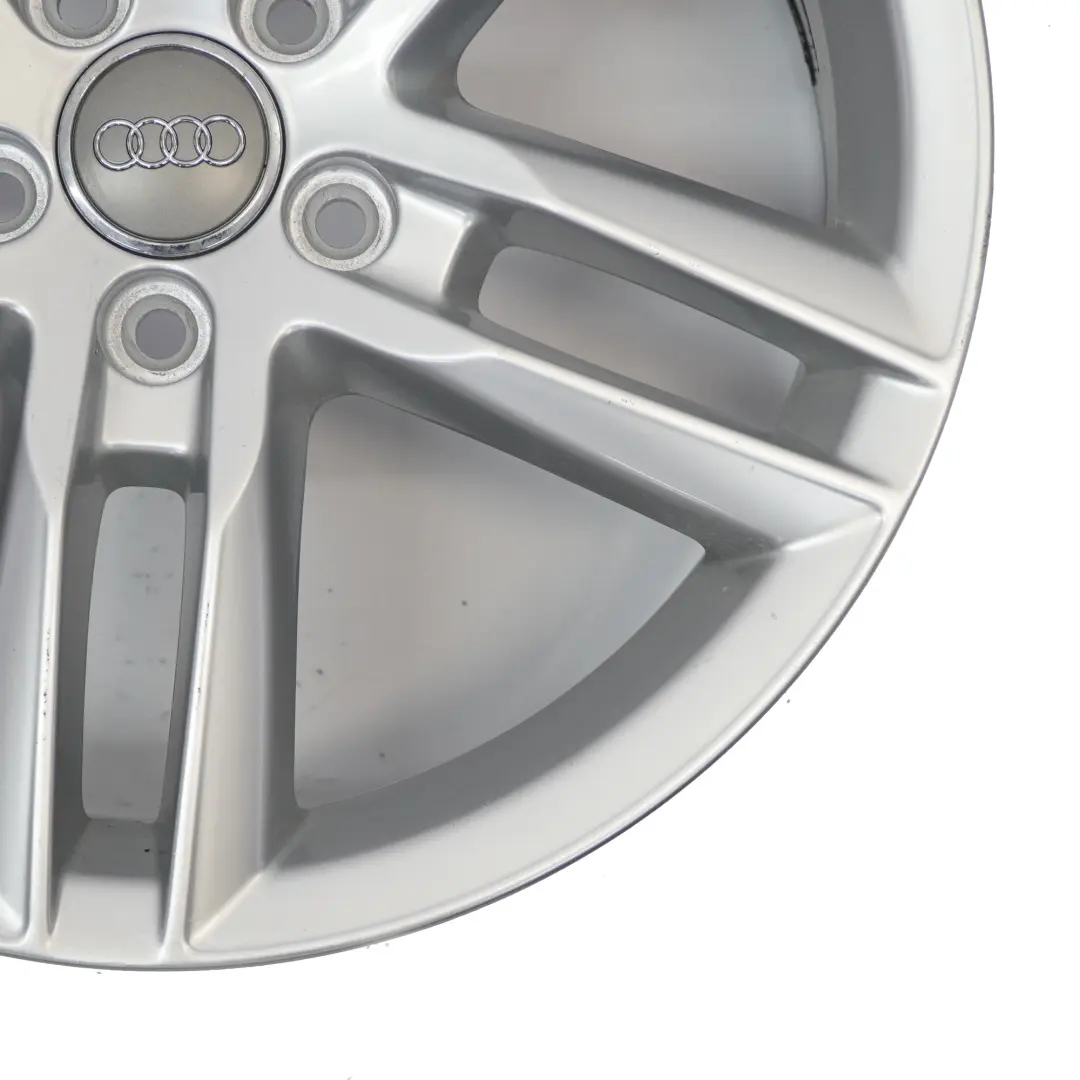 Audi Q3 8U Jante argentée en alliage 18" 7J ET:43 Double Star Spoke - SKU 8U0601025AA-1 - Numéro de pièce 8U0601025AA