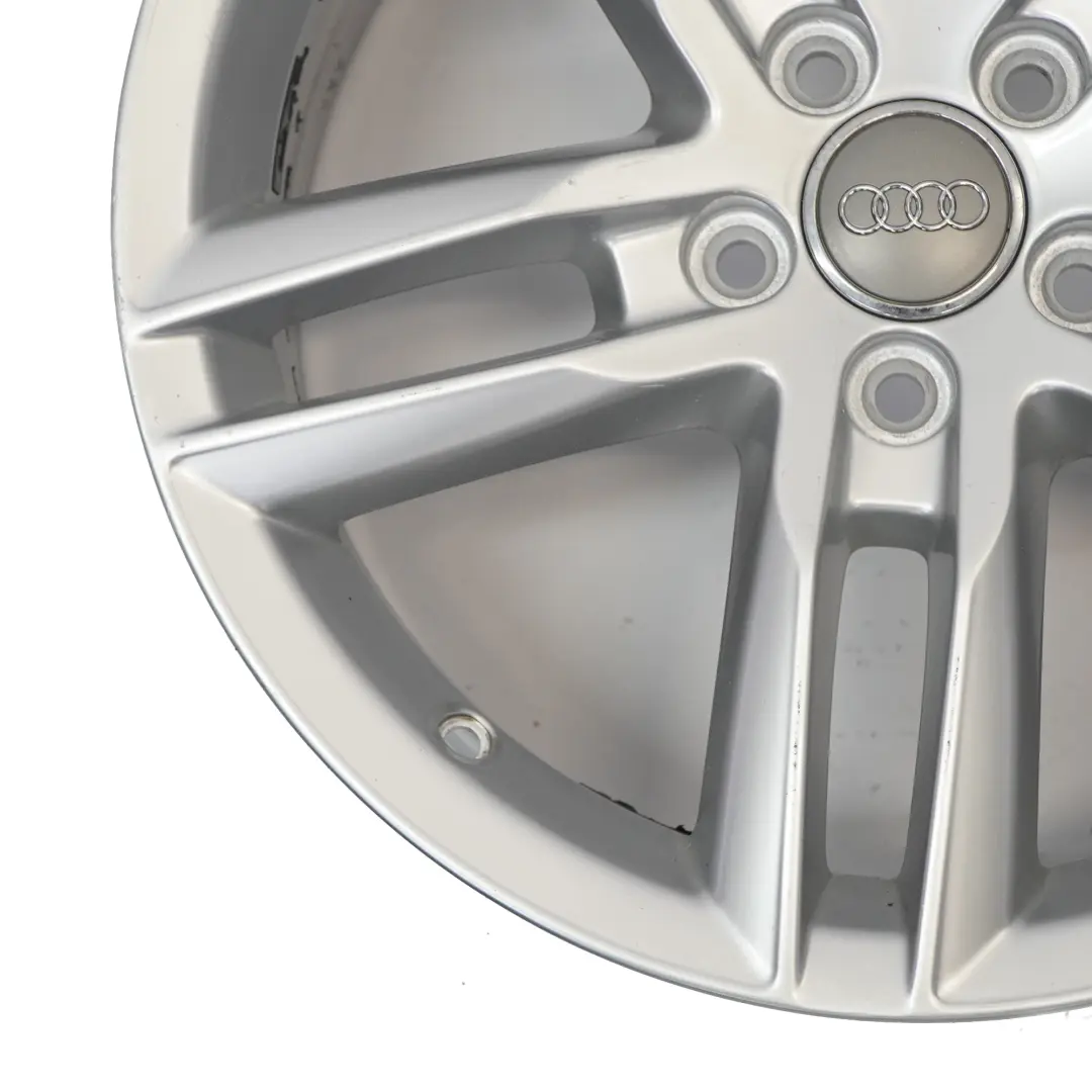 Audi Q3 8U Jante argentée en alliage 18" 7J ET:43 Double Star Spoke - SKU 8U0601025AA-1 - Numéro de pièce 8U0601025AA