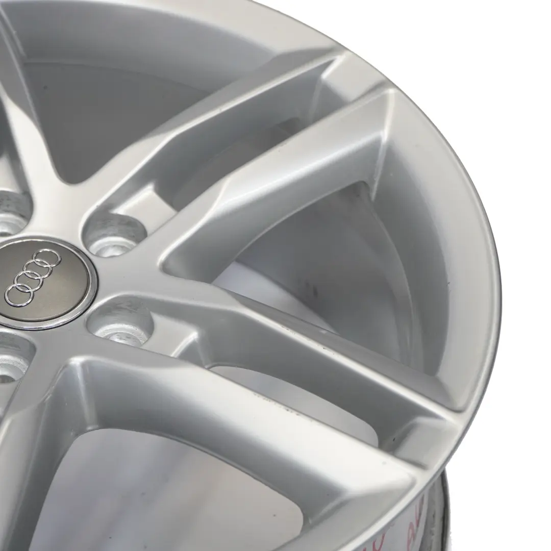 Audi Q3 8U Jante argentée en alliage 18" 7J ET:43 Double Star Spoke - SKU 8U0601025AA-1 - Numéro de pièce 8U0601025AA