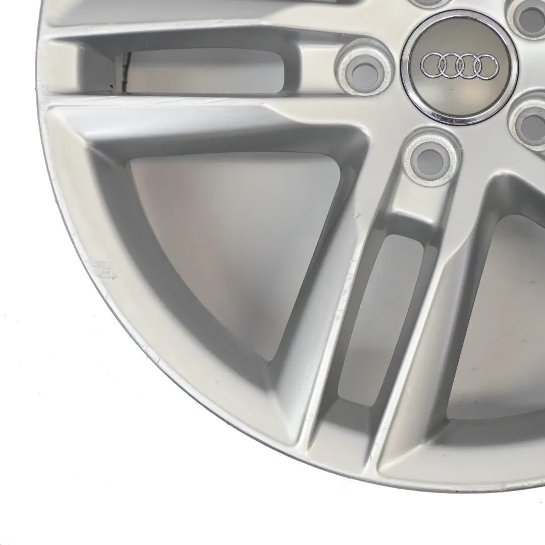 Audi Q3 8U Jante argentée en alliage 18" 7J ET:43 Double Star Spoke - SKU 8U0601025AA-2 - Numéro de pièce 8U0601025AA