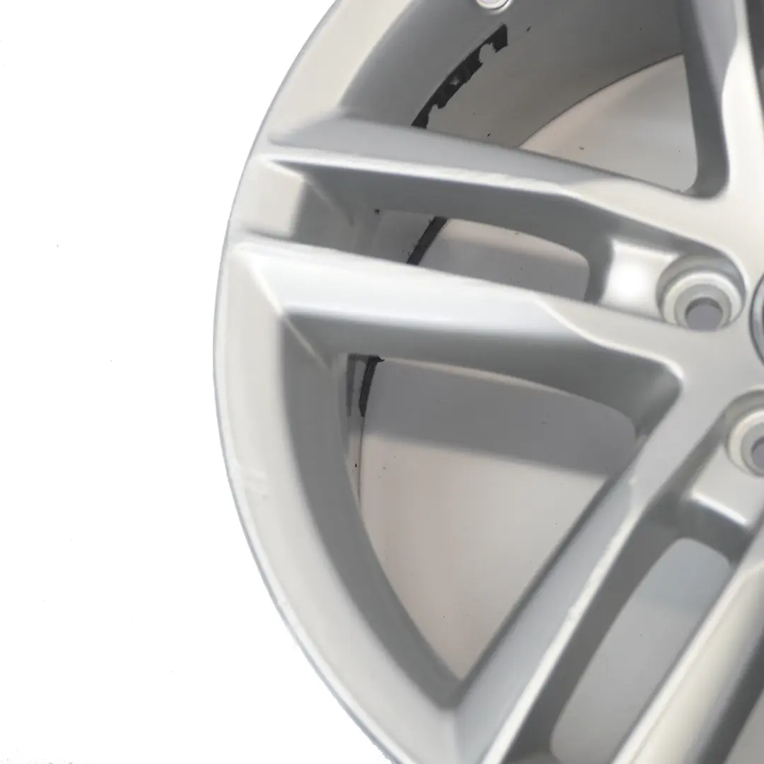 Audi Q3 8U Jante argentée en alliage 18" 7J ET:43 Double Star Spoke - SKU 8U0601025AA-2 - Numéro de pièce 8U0601025AA
