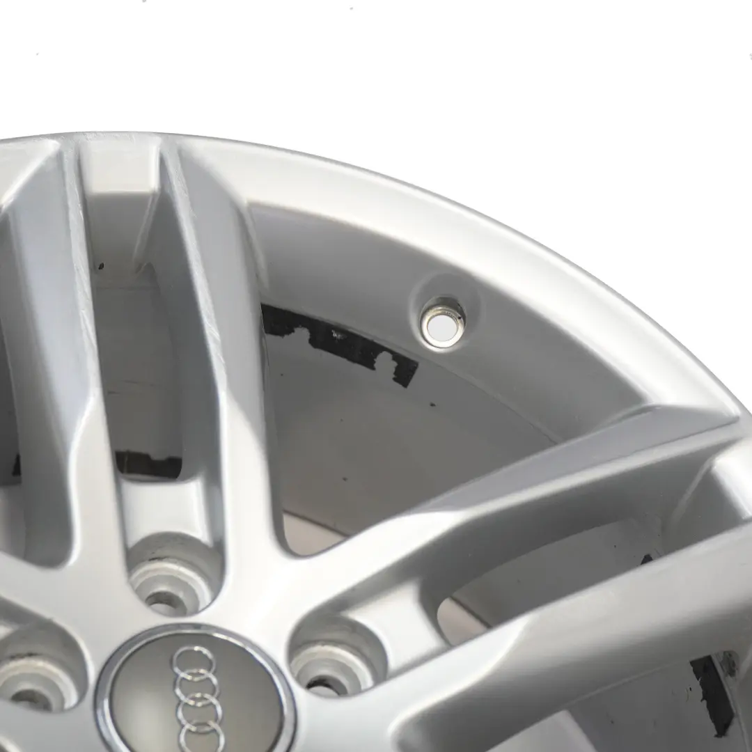 Audi Q3 8U Jante argentée en alliage 18" 7J ET:43 Double Star Spoke - SKU 8U0601025AA-2 - Numéro de pièce 8U0601025AA