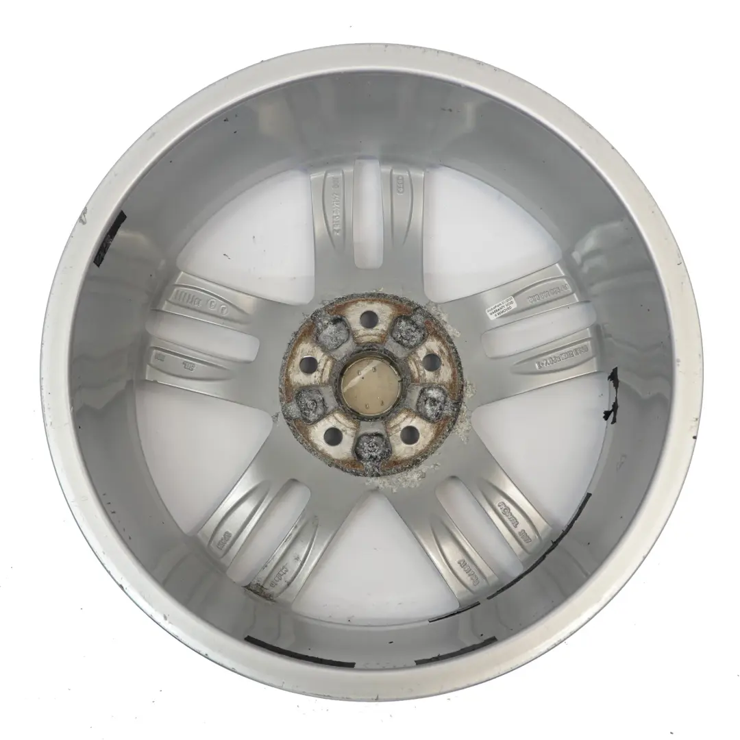 Audi Q3 8U Silver Wheel Alloy Rim 18" 7J ET:43 Double Star Spoke - SKU 8U0601025AA-3 - Part number 8U0601025AA