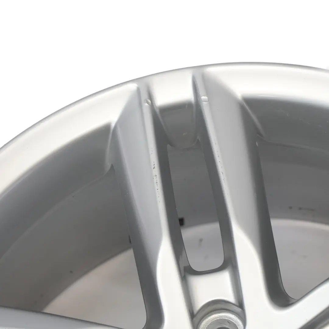 Audi Q3 8U Silver Wheel Alloy Rim 18" 7J ET:43 Double Star Spoke - SKU 8U0601025AA-3 - Part number 8U0601025AA