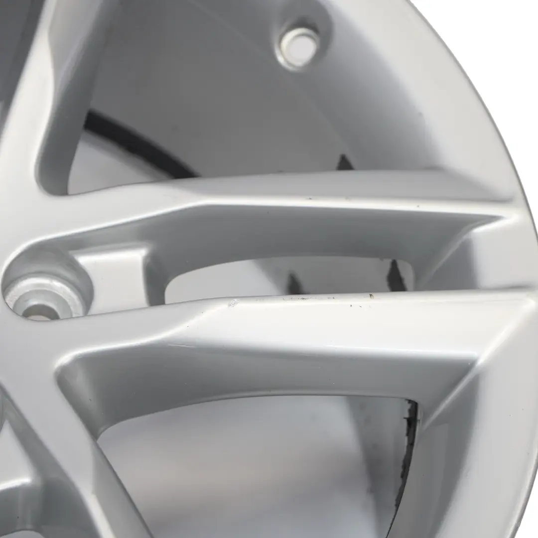 Audi Q3 8U Silver Wheel Alloy Rim 18" 7J ET:43 Double Star Spoke - SKU 8U0601025AA-3 - Part number 8U0601025AA