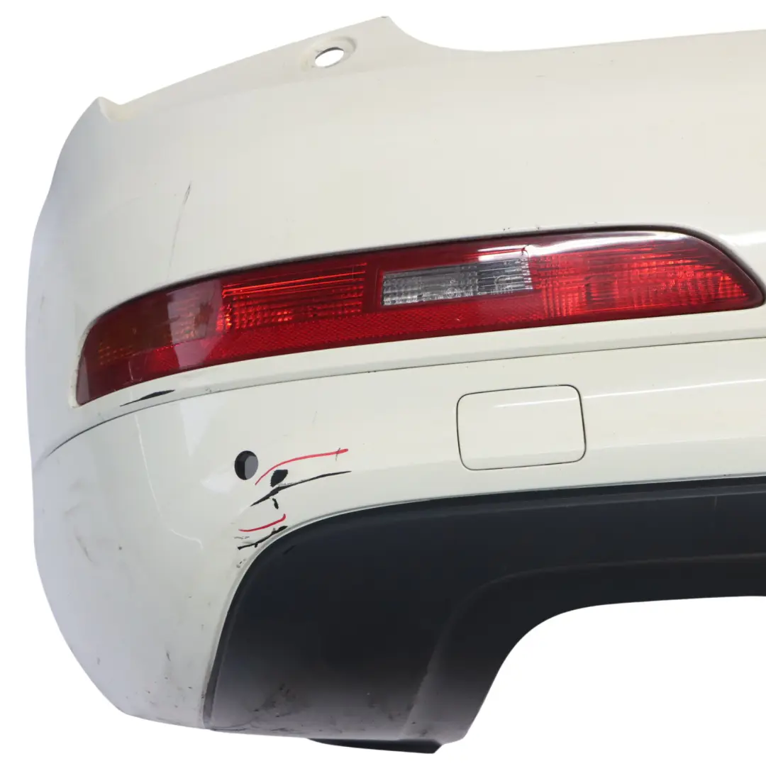 Bumper Trim Panel Covering Amalfi White - Y9K to Audi Q3 8U Rear with Part number 8U0807067B Audi Q3 8U Rear Bumper Trim Panel Covering Amalfi White - Y9K - SKU 8U0807067B-AWH - Part number 8U0807067B