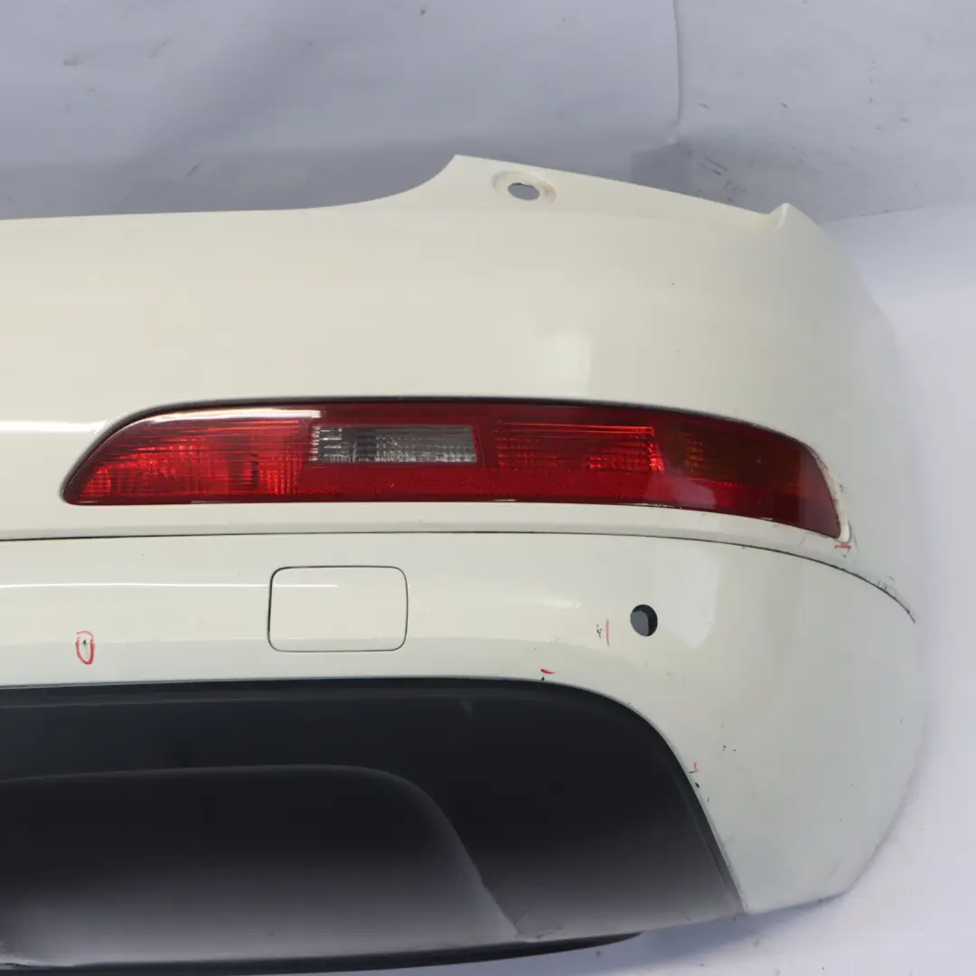 Audi Q3 8U Rear Bumper Trim Panel Covering Amalfi White - Y9K - SKU 8U0807067B-AWH - Part number 8U0807067B