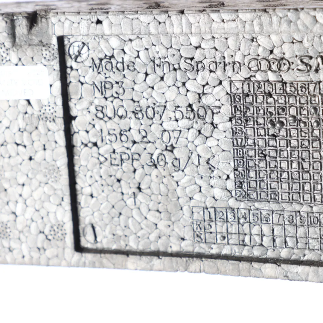 Front Reinforcement Crash Bar Foam Filler Cover to Audi Q3 8U with Part number 8U0807550F Audi Q3 8U Front Reinforcement Crash Bar Foam Filler Cover - SKU 8U0807550F - Part number 8U0807550F