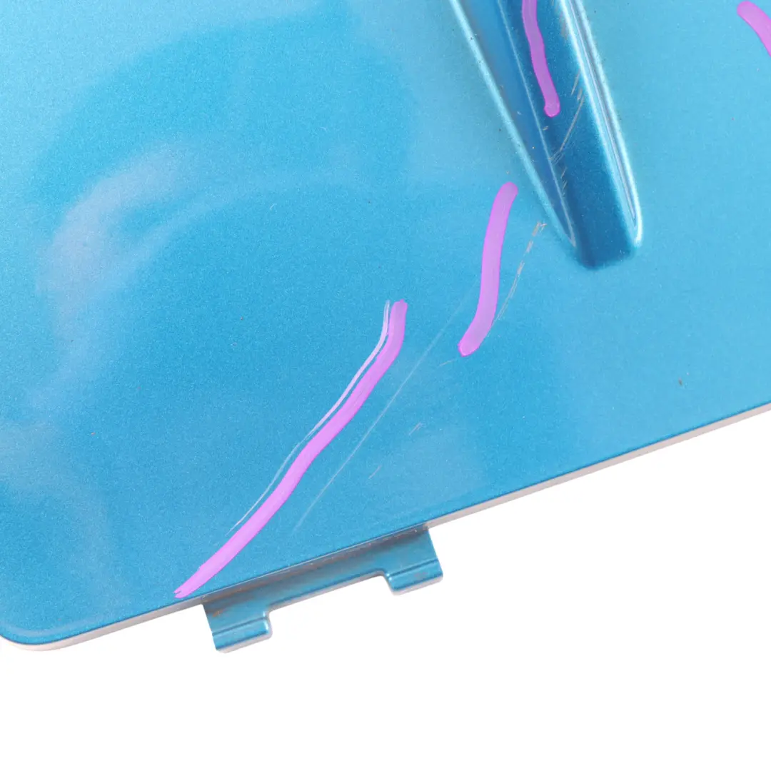 Audi Q3 8U S-Line Rear Bumper Centre Plate Panel Hainan Blue - X5K - SKU 8U0807819A-HAB - Part number 8U0807819A