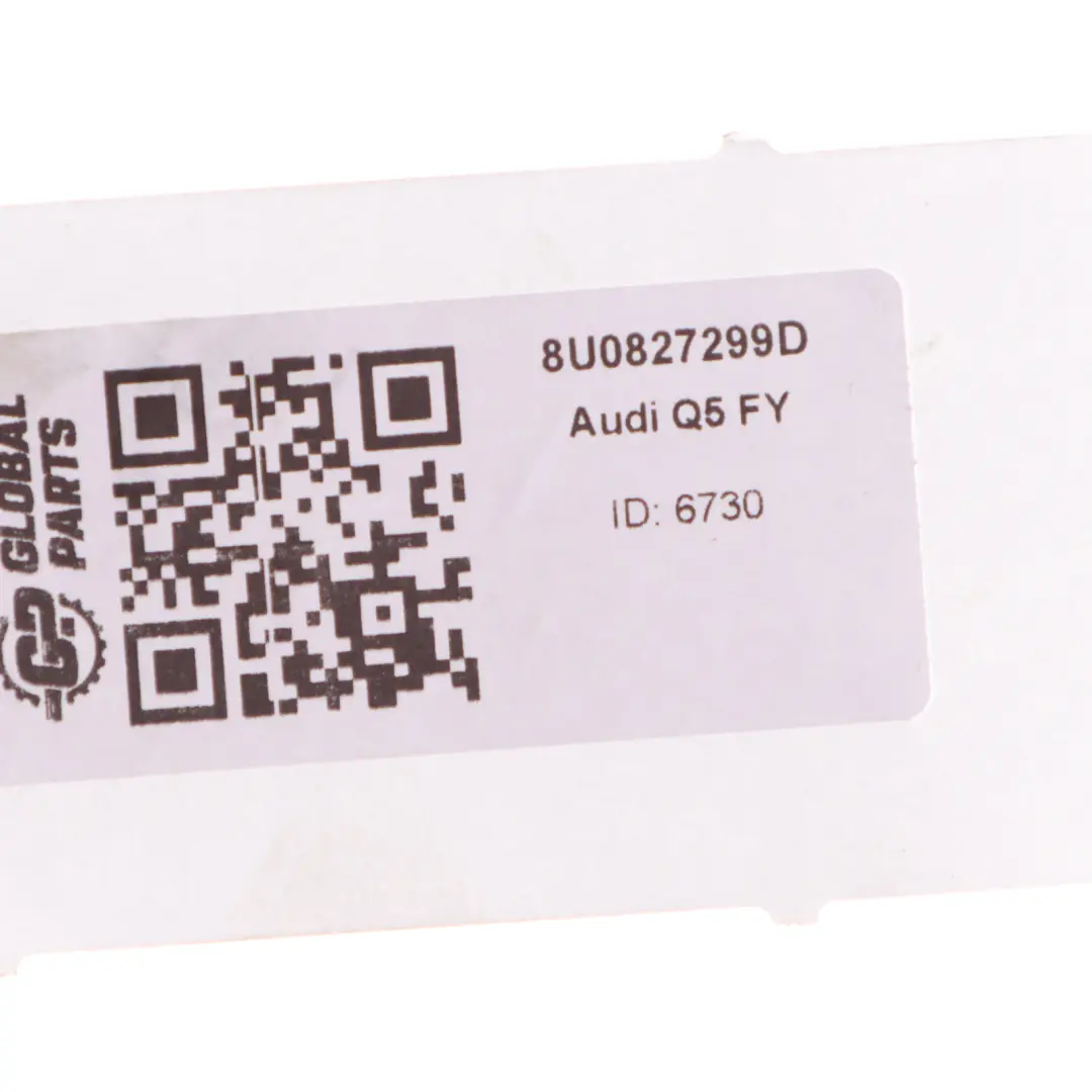 Bootlid Hinge Rear Left N/S Mythical Black - Y9T to Audi Q5 FY Tailgate with Part number 8U0827299D Audi Q5 FY Tailgate Bootlid Hinge Rear Left N/S Mythical Black - Y9T - SKU 8U0827299D-MYB - Part number 8U0827299D