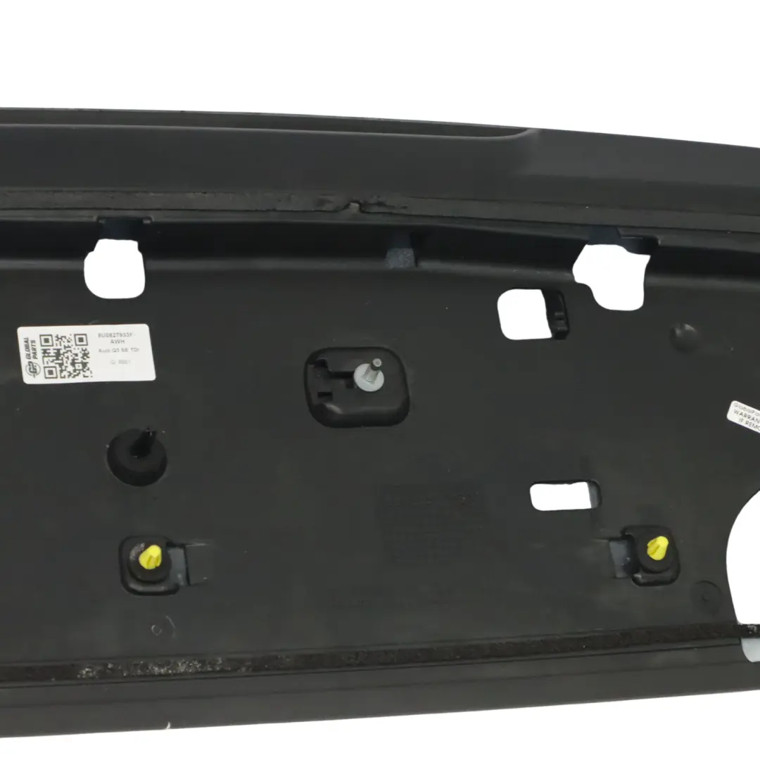 Audi Q3 8U Boot Tailgate Trunk Lid Rear Spoiler Amalfi White - Y9K - SKU 8U0827933F-AWH - Part number 8U0827933F