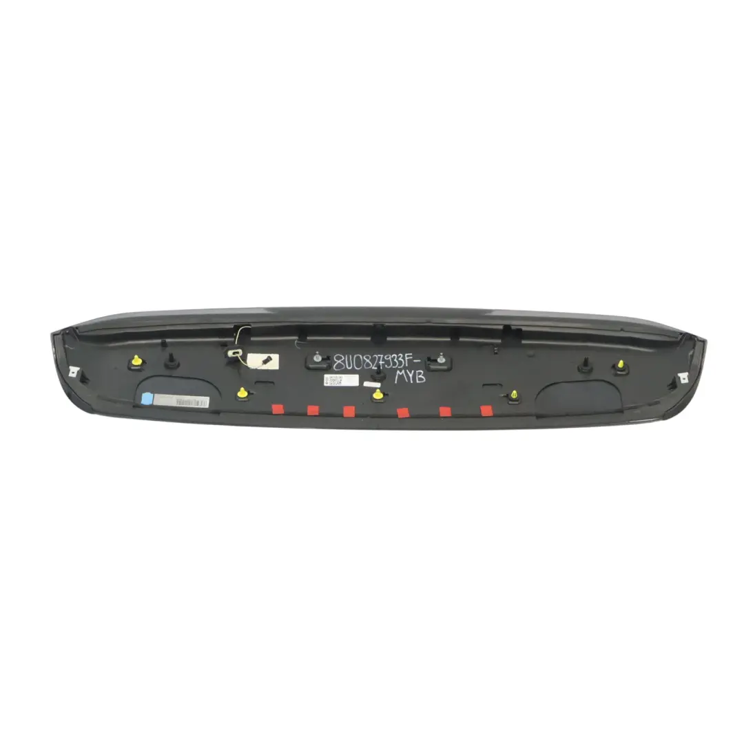Portellone bagagliaio Coperchio spoiler posteriore Nero mitico - Y9T per Audi Q3 8U con numero di parte 8U0827933F-MYB Audi Q3 8U Portellone bagagliaio Coperchio spoiler posteriore Nero mitico - Y9T - SKU 8U0827933F-MYB - Numero di parte 8U0827933F-MYB