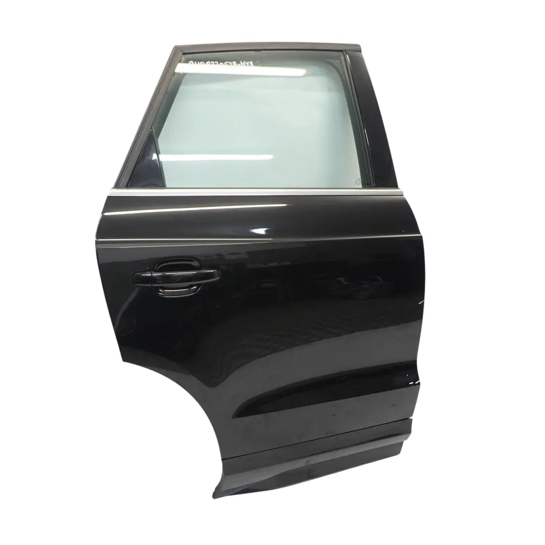 Audi Q3 8U Door Rear Right O/S Covering Panel Mythical Black Metallic - Y9T - SKU 8U0833052B-MYB - Part number 8U0833052B