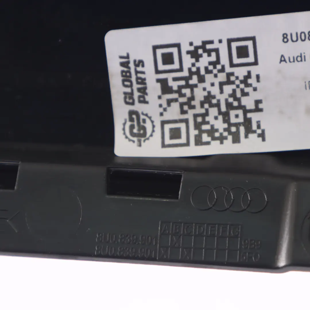 Audi Q3 8U Door Pillar Trim Cover Rear Left N/S Gloss Black - SKU 8U0839901C - Part number 8U0839901C