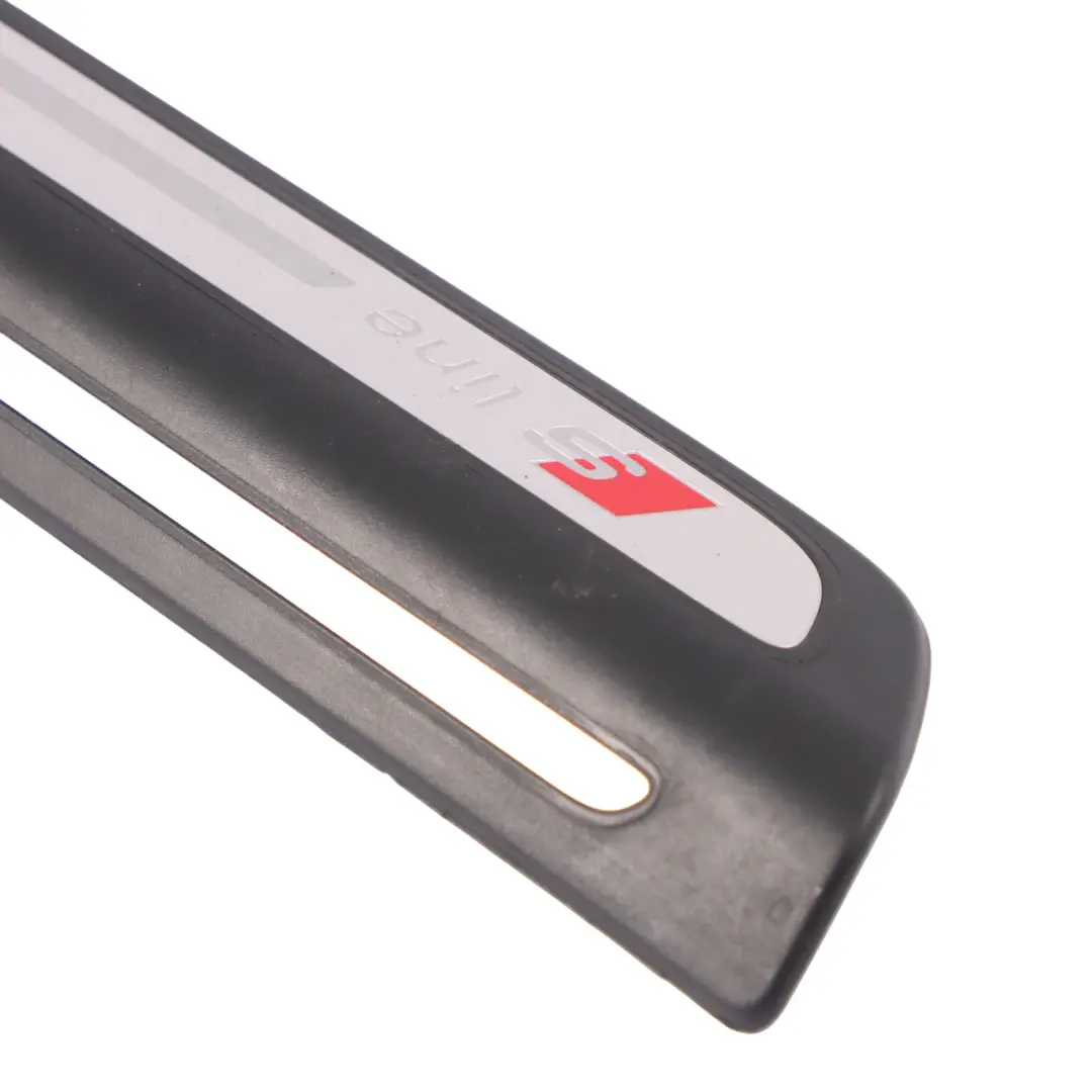 Front Door Right O/S Entry Sill Strip S Line Moulding to Audi Q3 8U with Part number 8U0853374B Audi Q3 8U Front Door Right O/S Entry Sill Strip S Line Moulding - SKU 8U0853374B - Part number 8U0853374B