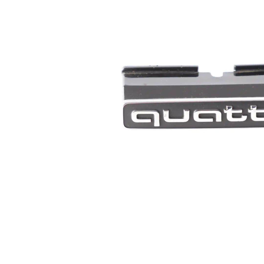 Audi Q3 8U Front Bumper Upper Grille Badge Logo Quattro Trim - SKU 8U0853736B - Part number 8U0853736B
