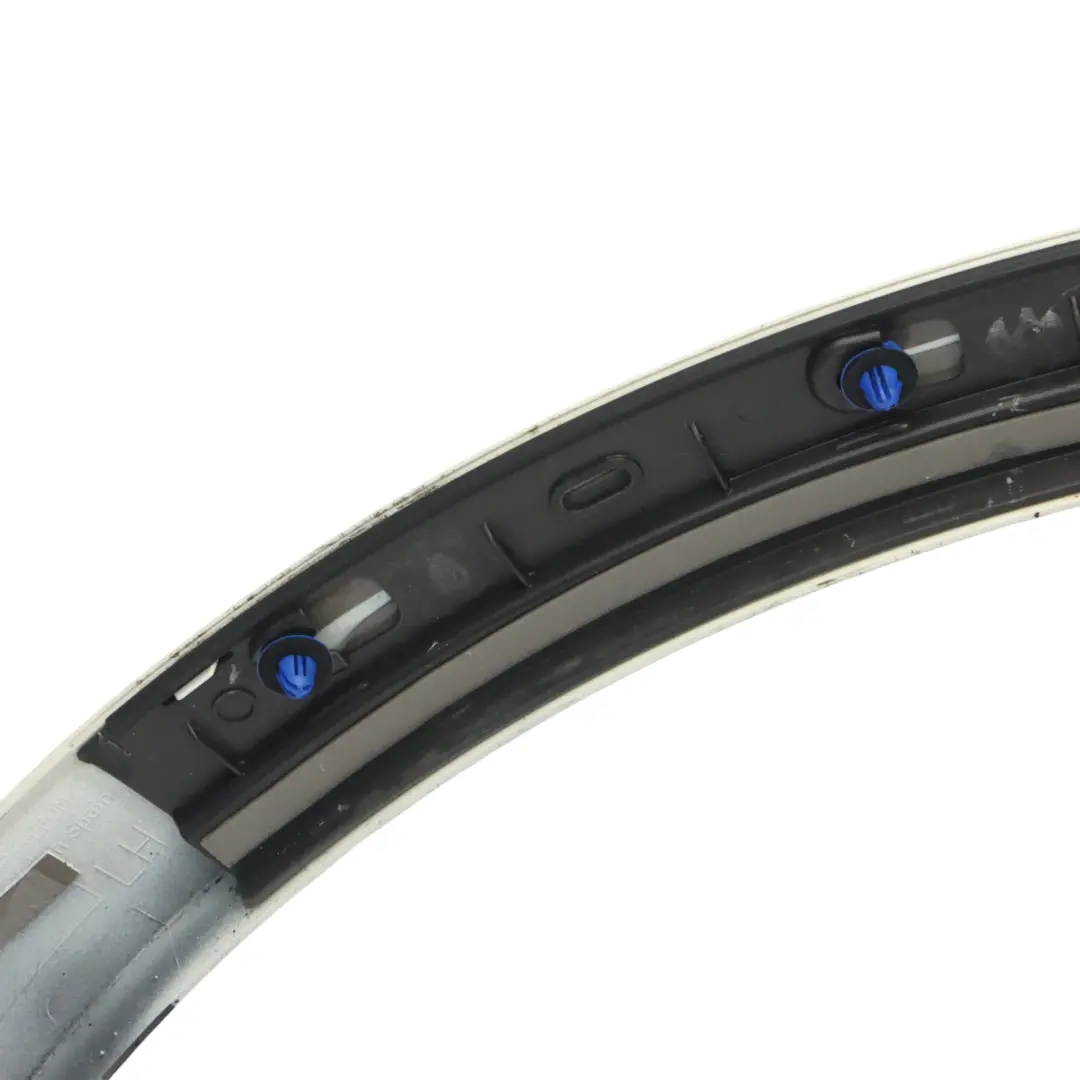 Arch Fender Trim Strip Moulding Left N/S Amalfi White Y9K to Audi Q3 8U Rear Wheel with Part number 8U0853817A Audi Q3 8U Rear Wheel Arch Fender Trim Strip Moulding Left N/S Amalfi White Y9K - SKU 8U0853817A-AWH - Part number 8U0853817A