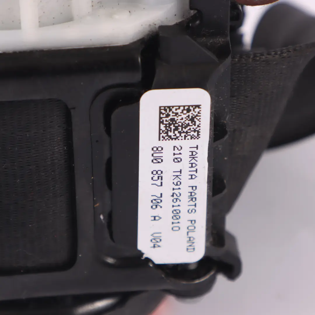  Pretensor cinturón seguridad delantero superior derecho Audi Q3 8U - SKU 8U0857706A - Número de pieza 8U0857706A