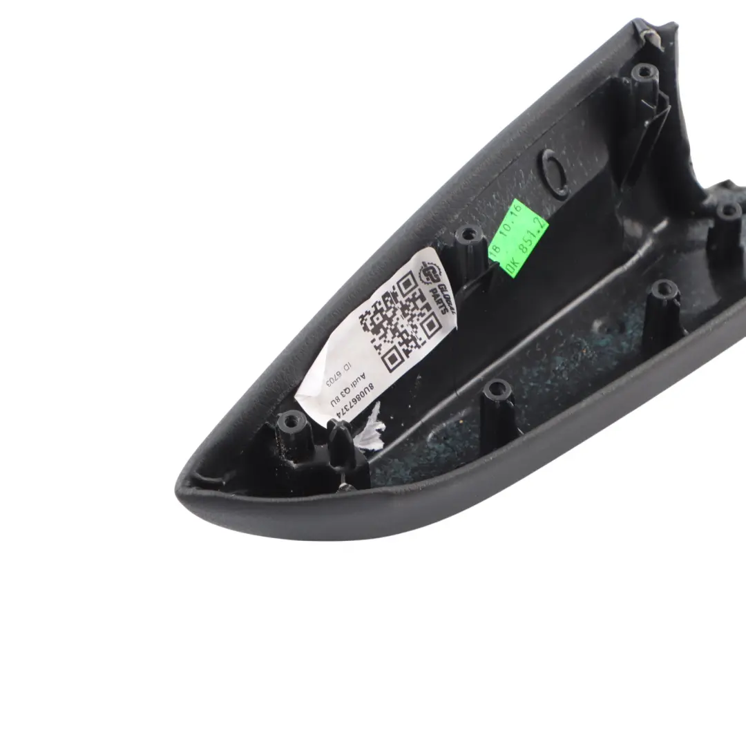 Audi Q3 8U Panneau Garniture Accoudoir Porte Arrière Droit Noir Soul - SKU 8U0867374 - Numéro de pièce 8U0867374