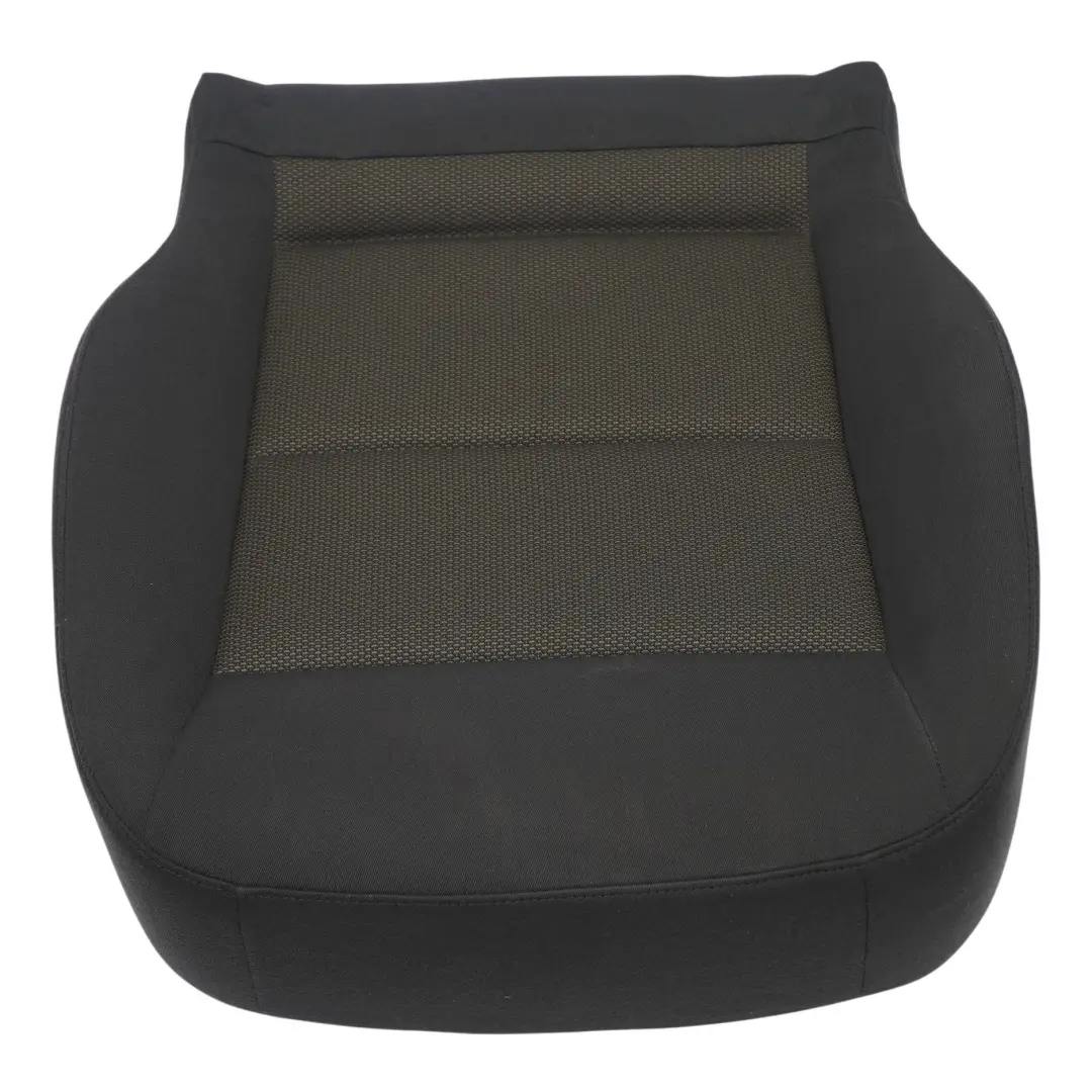 Audi Q3 8U Rivestimento sedile anteriore sinistro Tessuto Panno Nero Marrone - SKU 8U0881405E - Numero di parte 8U0881405E