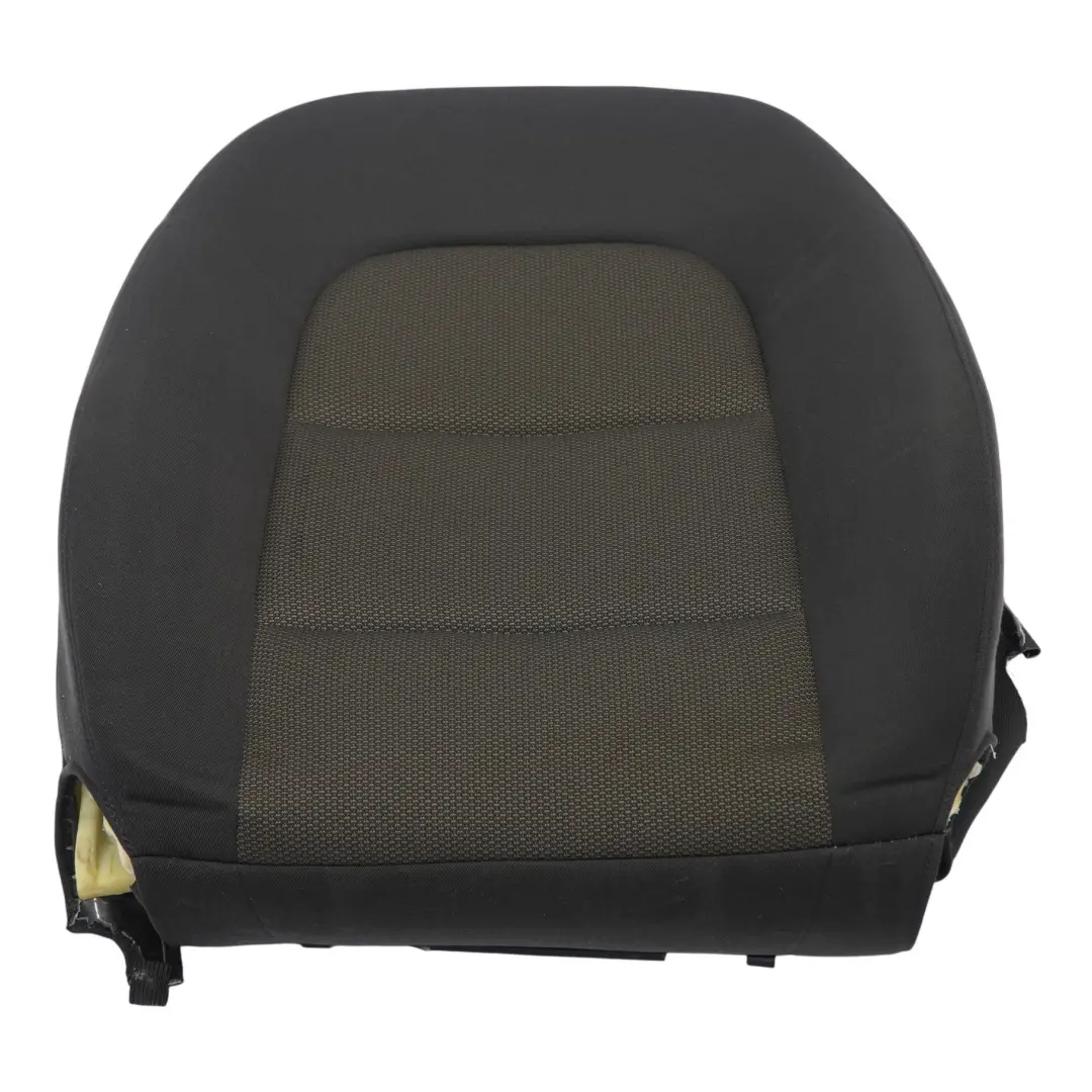 Sitzlehnenbezug vorne links Stoff Seele Schwarz Braun für Audi Q3 8U mit Teilenummer 8U0881805H Audi Q3 8U Sitzlehnenbezug vorne links Stoff Seele Schwarz Braun - SKU 8U0881805H - Teilenummer 8U0881805H